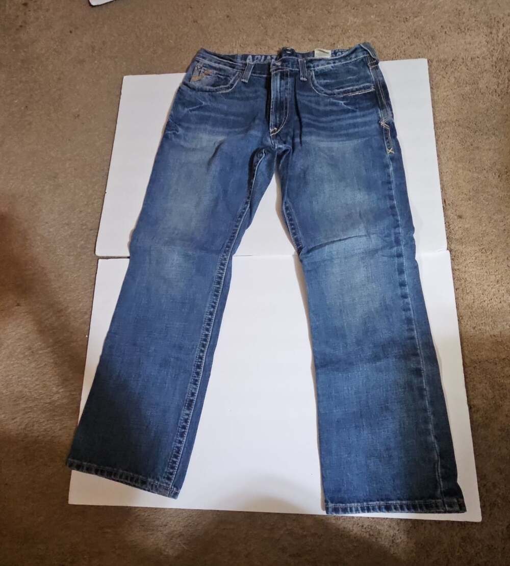 Ariat Low Rise Bootcut Jeans Size 34/32 Blue Denim
